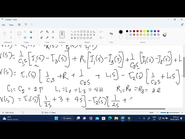 TRANSFER FUNCTION OF THREE LOOP ELECTRICAL SYSTEMS