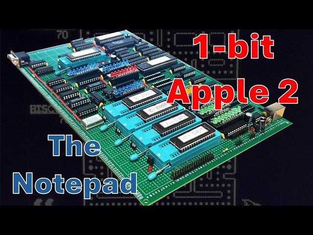 1 bit CPU - Apple 2: Memory System build