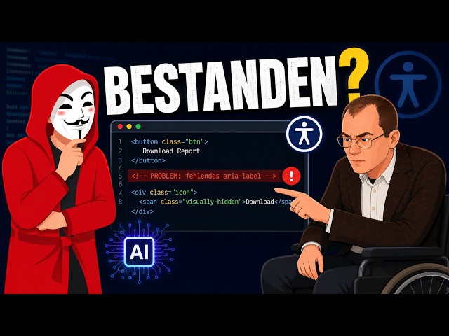 KI schreibt barrierefreien Code? Der BFSG-Praxischeck