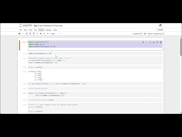 tensorflow tutorial in Tamil