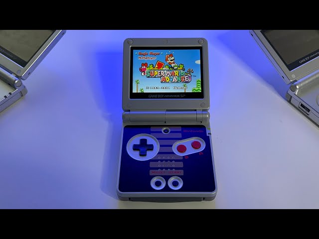 Super Mario Advance (Super Mario 2 & Mario Bros) | Gameboy Advance SP (IPS display) gameplay