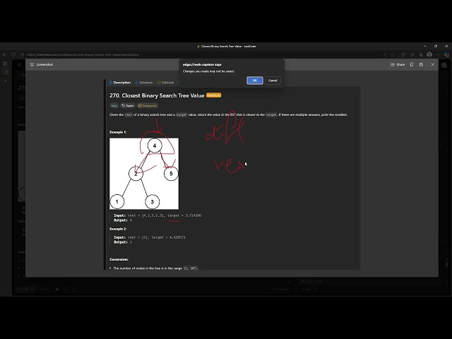 #LeetCode 270 | Closest Binary Search Tree Value #Java