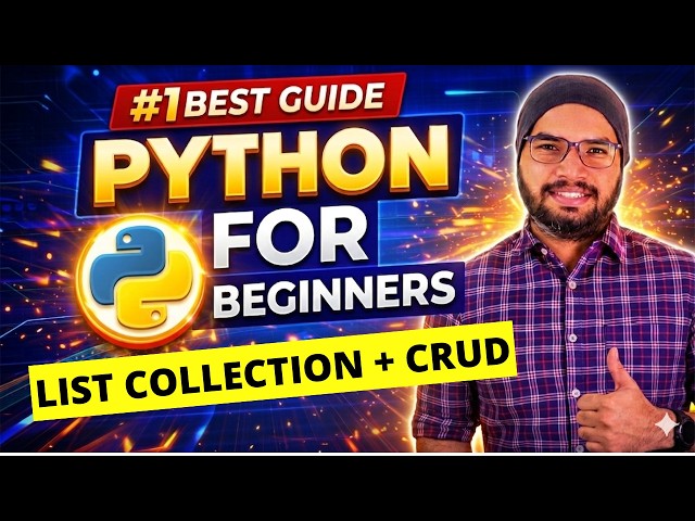 #38 Lists Collection with CRUD Operation in Python