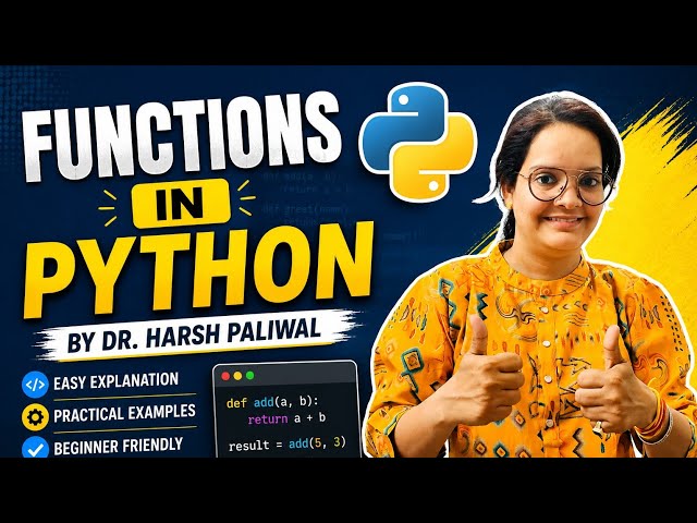 Function in Python explained in Hindi 