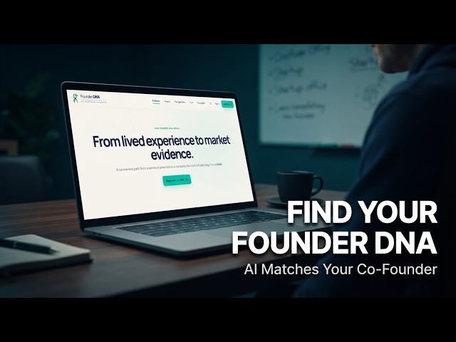 🏆 Founder DNA: AI-Powered Co-Founder Matching & Venture Creation