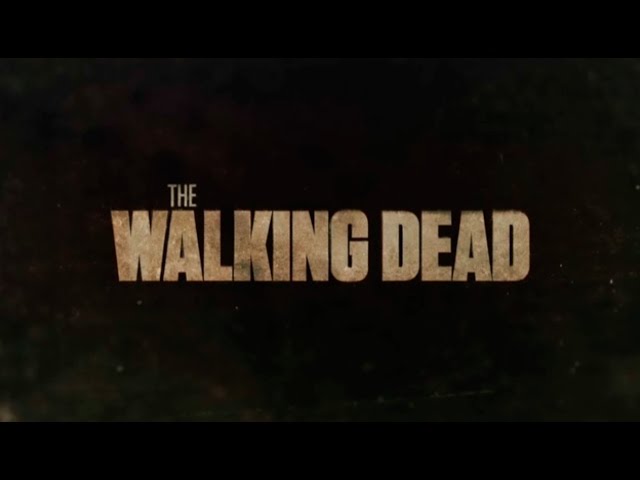 The walking dead opening