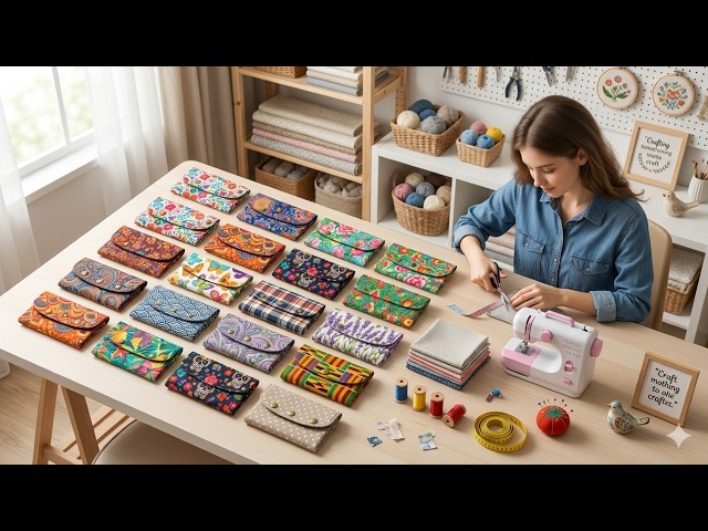 Sewing gift that takes 15 minutes 💟 Long wallet