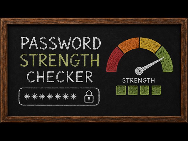 How to Build a Password Strength Checker in Python | Beginner Project