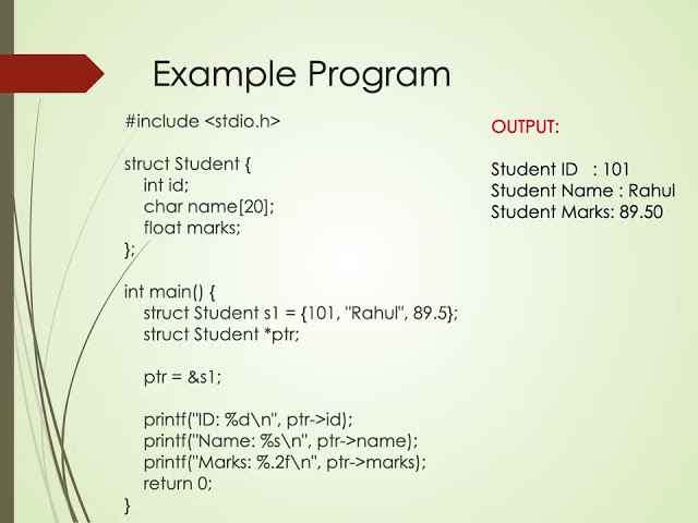 Pointer to Structure in C