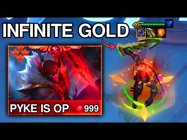 INFINITE MONEY MACHINE! GOD TIER PYKE BUILD! TFT SET 17
