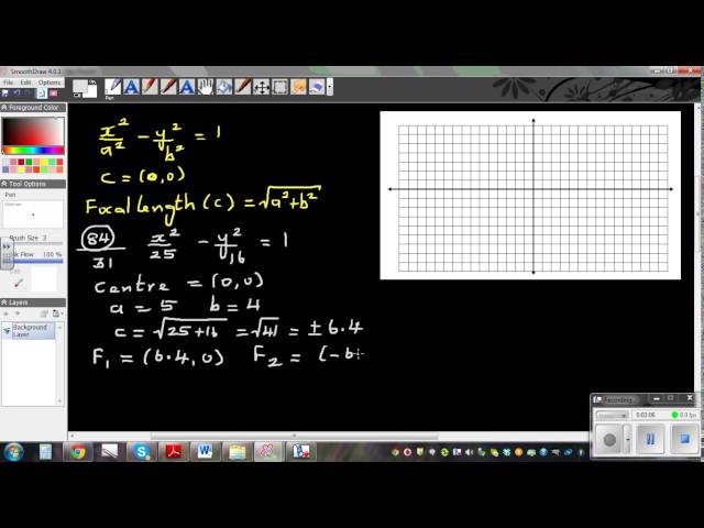 Sketching a standard hyperbola - NCEA Level 3