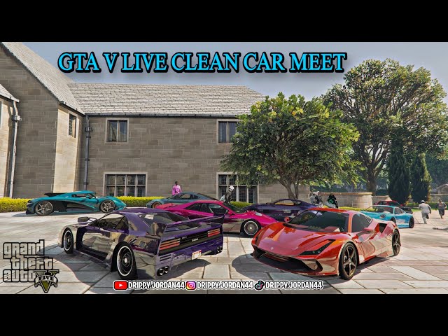 GTA 5 CLEAN Car Meets ps5/ Takeovers /  Anyone can Join