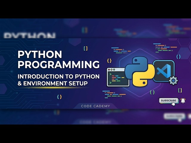 Lecture #1: Introduction, Installation & Environment Setup