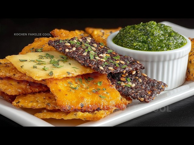 3 CHEESE CRACKERS Just 3 Ingredients — No Flour, High Protein