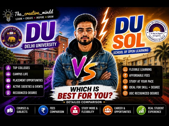 DU Regular vs DU SOL | Full Comparison (Pros & Cons) | Which Is Best For You...