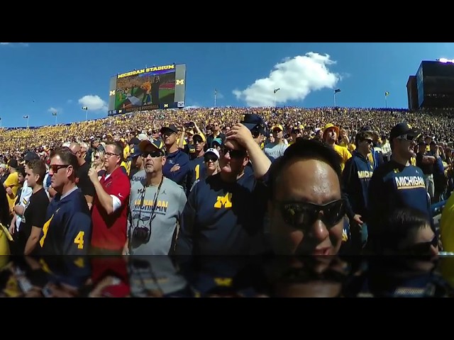 (360 View) 9/9/17 UC @ Michigan Football - Pregame Intro