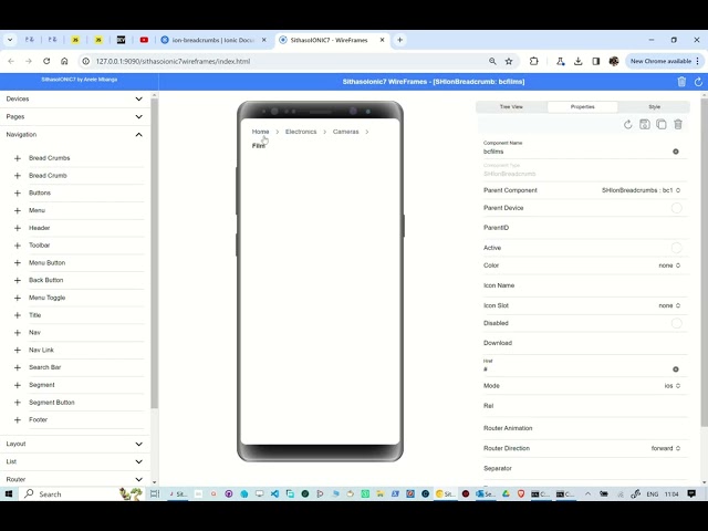 Unboxing SithasoIONIC7 WireFrames - BreadCrumbs #unboxing #ionic7