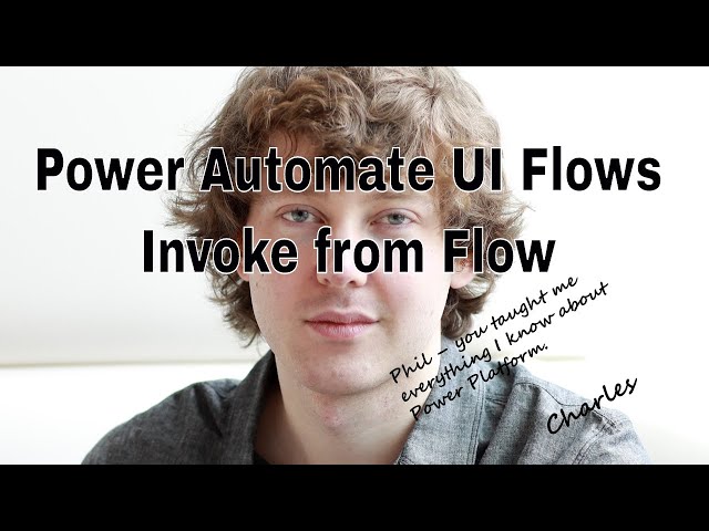 Power Automate UI Flows - Calling a Desktop UI Flow from flow (email trigger)