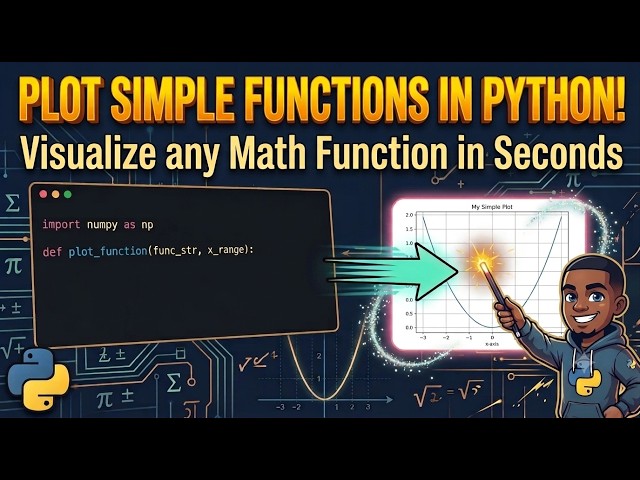 Plot Any Function in Python in Seconds! 🐍📊