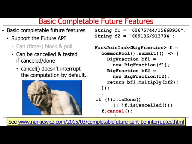 Overview of Basic Java 8 CompletableFuture Features (Part 1)