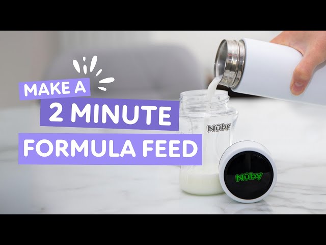 Make a 2 minute formula feed with RapidCool™ | Nuby UK