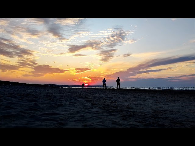 Sonnenuntergang am Strand
