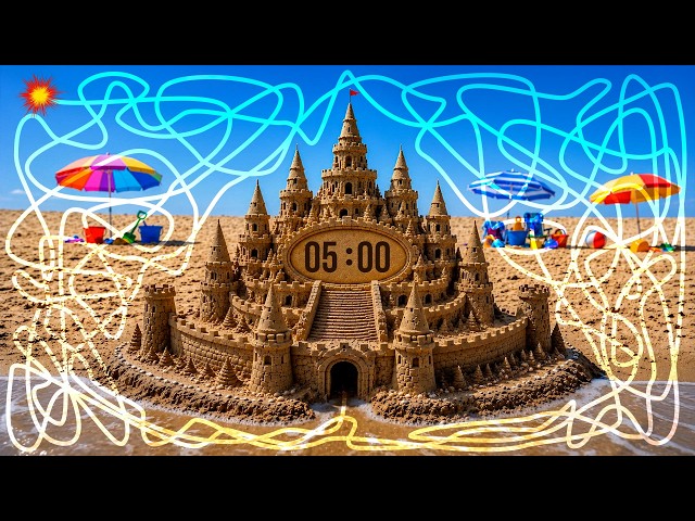 5 Minute Timer SANDCASTLE ☀️