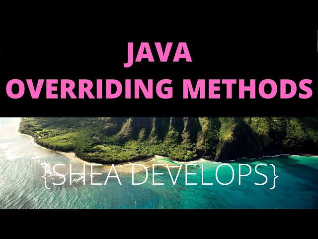 Java Tutorial on Overriding Methods