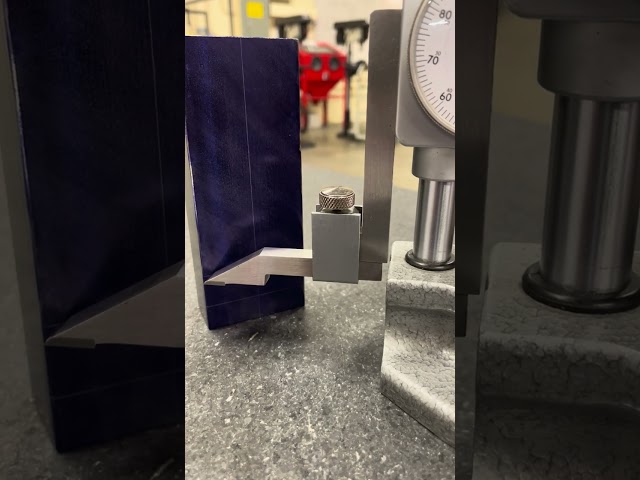 Scribing layout lines with height gage