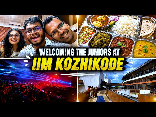 Welcoming the JUNIORS at IIM Kozhikode! #iim #mba