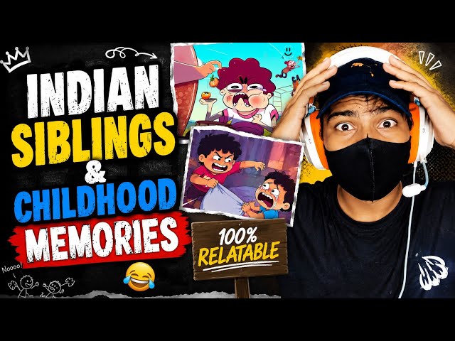 "Indian Siblings & Childhood Be Like… 😂 | Funny Reaction Video |ft. @NOTYOURTYPE | VIBEWITHVAIBHAV"