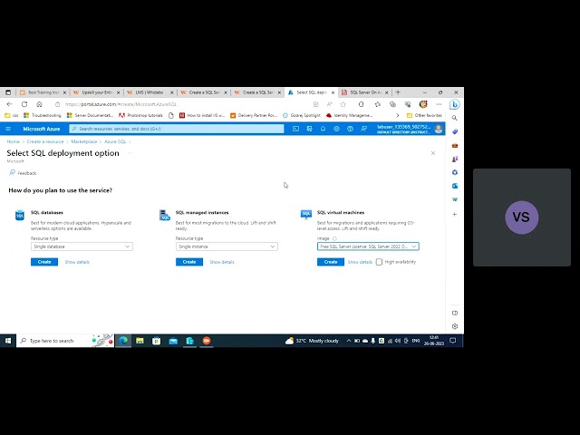 DP-300  Install SQl Server 2022 on Windows server 2022 Demo