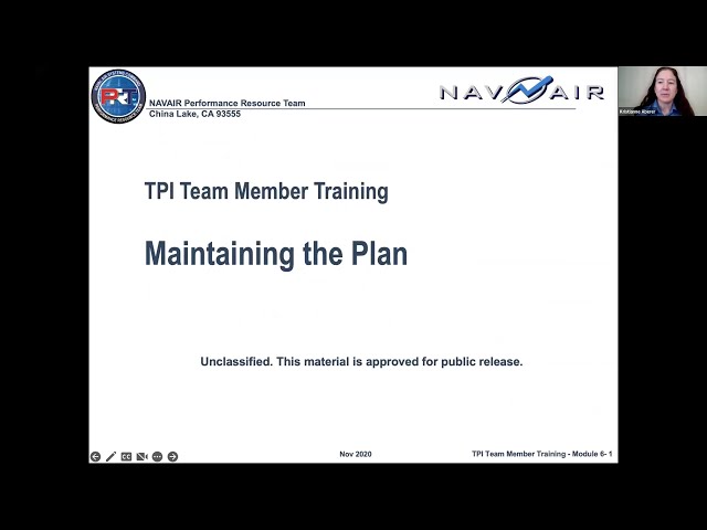 Team Process Integration - Maintaining the Plan