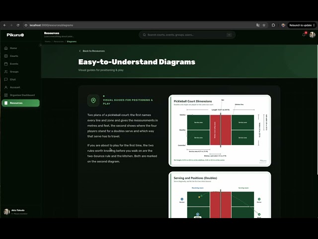 Pikuru — Pickleball Community Web App (Next.js + Firebase)