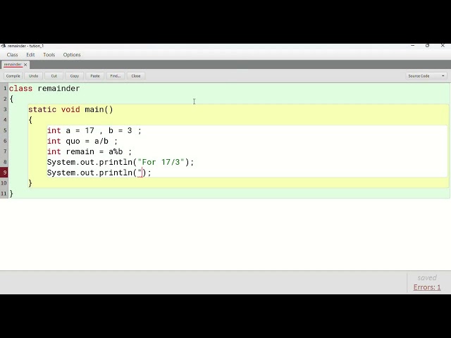 Java Program to Find Quotient and Remainder | No Voice | Beginner-Friendly | ICSE Success Zone |9th