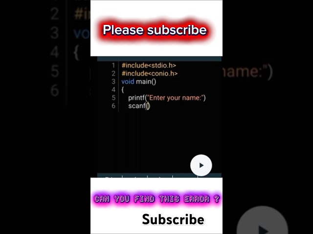 Can you find this error 💣#coding #pythonanddjangofullstackwebdeveloper #explore #code