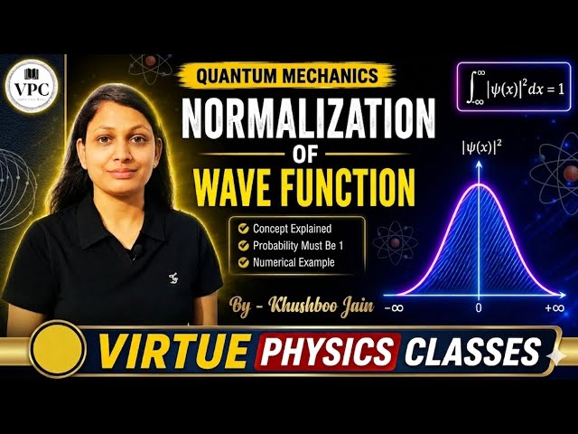 What is Normalization of wave function  | lect.-05 | #quantum mechanics #bsc #physicslecture 