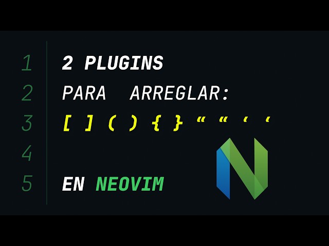Two simple plugins to manage ( ) { } [ ] " " ' ' in Neovim