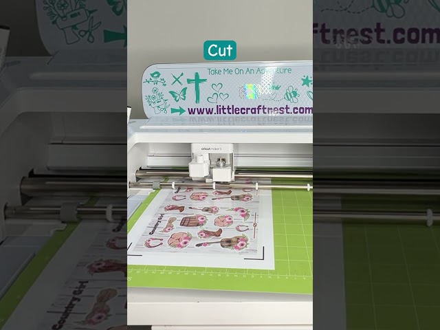 Make Sticker Sheets with Canva and Cut with Cricut - Watch the full tutorial! #cricut #canva via