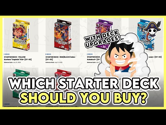 Which Starter Deck Should You Buy? (With Deck Upgrades!)