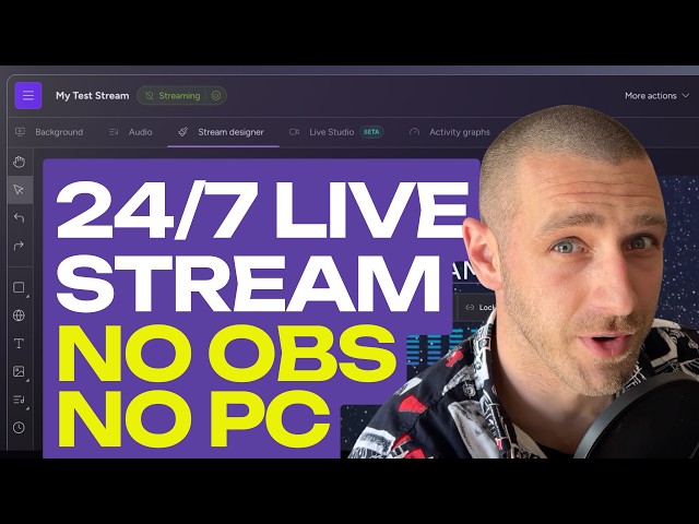 How to Live Stream 24/7 on YouTube (No OBS, No PC Needed!)