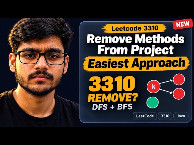 Leetcode 3310. Remove Methods From Project | Easiest DFS BFS Approach | Solve In Seconds