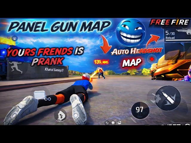 Auto Headshot Map 😱।। Panel gun ।। Only headshot 😲।। Craftland map code 😱 ।। 