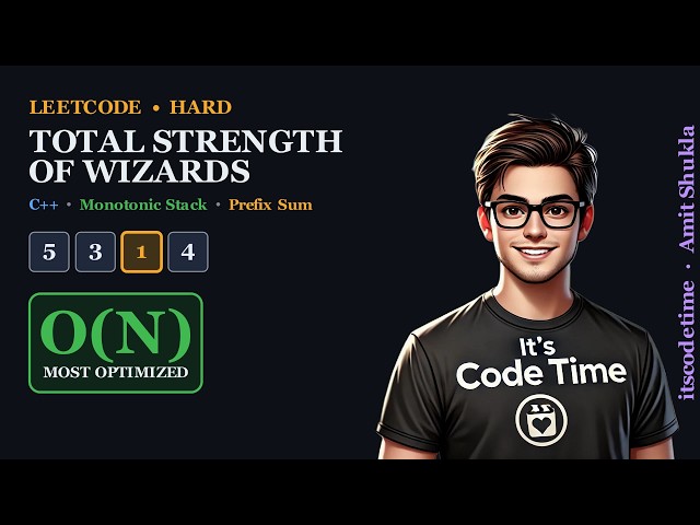 Total Strength Of Wizards | Leetcode HARD | Optimized and Detailed Explained !