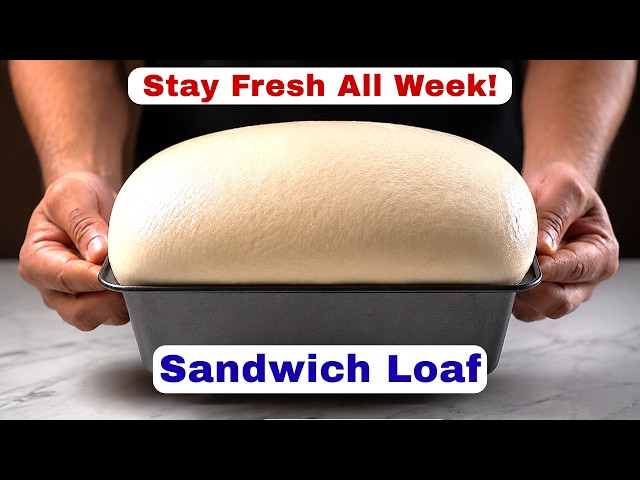 Baker's Secret: This 10% Yogurt Trick Makes Bread Unbelievably Soft! Sandwich Bread recipe.