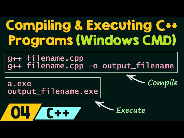 Compiling & Executing C++ Programs (Windows CMD)