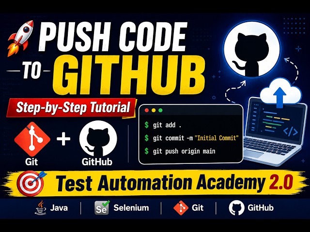 How to Push Code to GitHub Repository Step by Step | Git & GitHub for Beginners