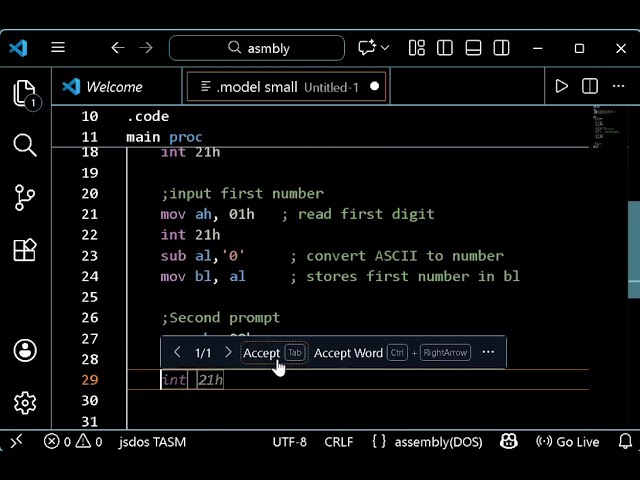 How to Add Two Numbers in Assembly Language 8086 | Simple Addition Logic