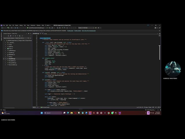 Efficient Ride-Sharing Simulator: Event-Driven Engine Prototype