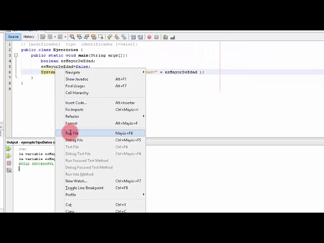 CURSO JAVA SE- 10 Tipos de datos  boolean y char